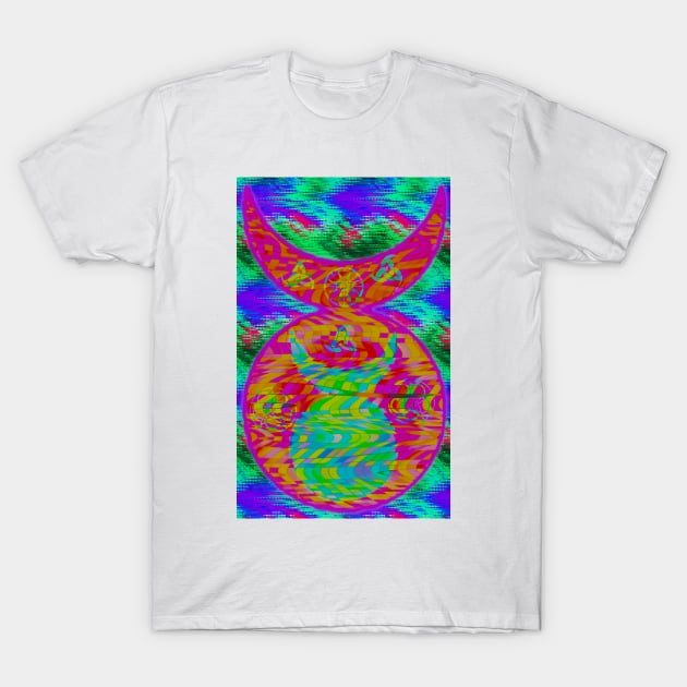 Horned god tripped out T-Shirt by indusdreaming